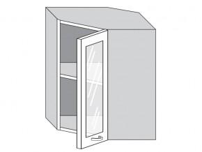 1.60.3у Шкаф настенный (h=720) угловой на 600мм со стекл. дверцей в Среднеуральске - sredneuralsk.magazin-mebel74.ru | фото
