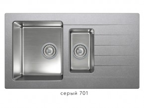 Мойка комбинированная Tolero twist TTS-890 Серый 701 в Среднеуральске - sredneuralsk.magazin-mebel74.ru | фото