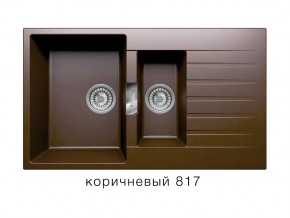 Мойка кварцевая Tolero Loft TL-860 Коричневый 817 в Среднеуральске - sredneuralsk.magazin-mebel74.ru | фото