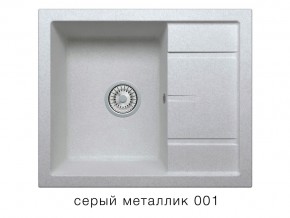 Мойка кварцевая Tolero R-107 Серый металлик 001 в Среднеуральске - sredneuralsk.magazin-mebel74.ru | фото