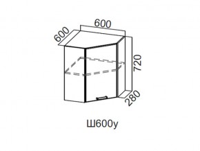 Ш600у/720 Шкаф навесной 600/720 (угловой) в Среднеуральске - sredneuralsk.magazin-mebel74.ru | фото