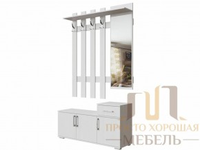 Вешалка с зеркалом 1,2 м в Среднеуральске - sredneuralsk.magazin-mebel74.ru | фото